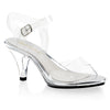 BELLE-308 Sandaletten Transparent | Fabulicious
