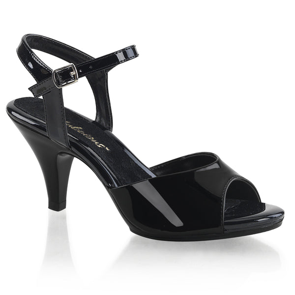 BELLE-309 Sandaletten Schwarz von Fabulicious