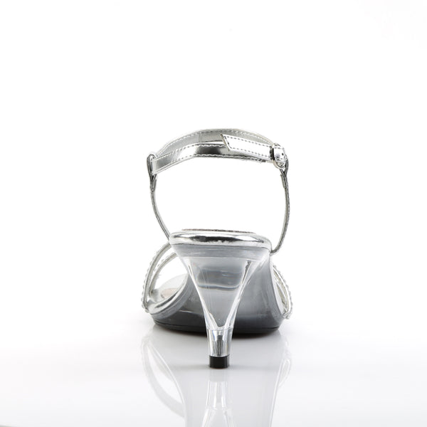 BELLE-316 Sandaletten Silber Glitzer | Fabulicious SALE