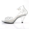 BELLE-330RS Sandaletten Transparent von Fabulicious – Ansicht 3
