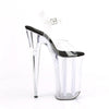 BEYOND-008 Plateau Sandaletten Schwarz/Transparent von Pleaser – Ansicht 5