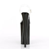 BEYOND-008 Plateau Sandaletten Transparent/Schwarz von Pleaser – Ansicht 4