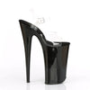 BEYOND-008 Plateau Sandaletten Transparent/Schwarz von Pleaser – Ansicht 5