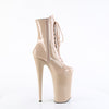 BEYOND-1020 Plateau Stiefeletten - Taupe Lack von Pleaser – Ansicht 5