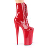 BEYOND-1020 Stiefelette Plateauschuhe Rot | Pleaser