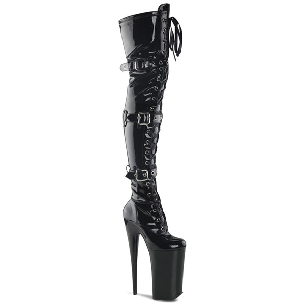 BEYOND-3028 Overknee Stiefel Plateau von Pleaser