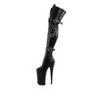 BEYOND-3028 Plateau Overknee Stiefel Schwarz von Pleaser – Ansicht 3