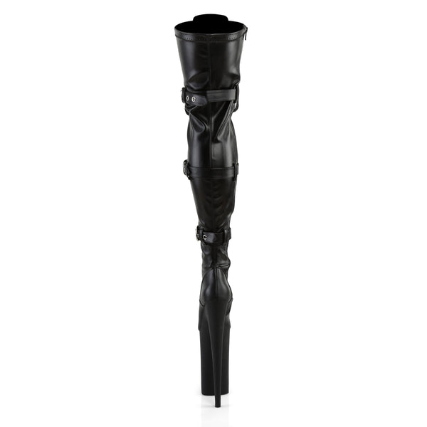 BEYOND-3028 Plateau Overknee Stiefel Schwarz von Pleaser – Ansicht 4