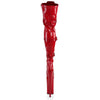 BEYOND-3028 Overkneestiefel Pleateauschuhe Rot | Pleaser