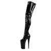 BEYOND-4000 Plateau Overknee Stiefel Lack Schwarz von Pleaser – Ansicht 3