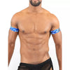 Blaues Biceps band-Armband von TOF Paris – Ansicht 2