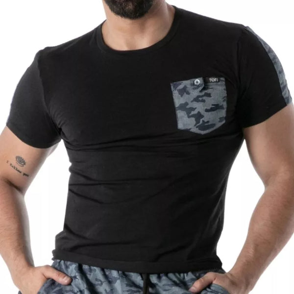 Schwarzes T-Shirt von TOF Paris