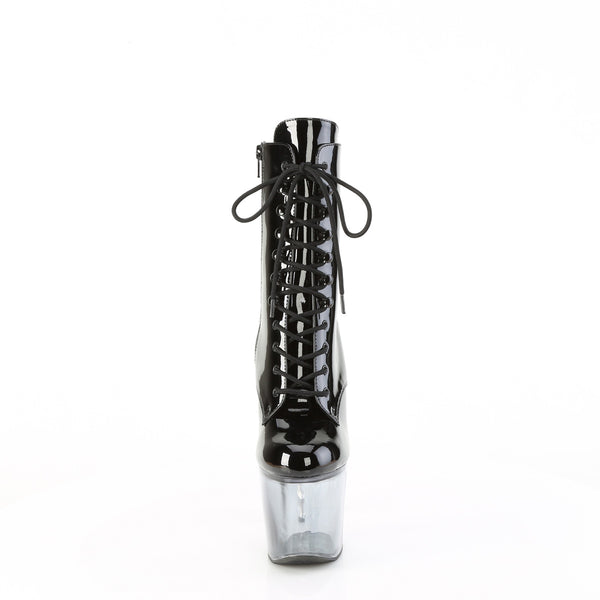 BLISS-1020BC - Plateau Stiefeletten - Schwarz mit Farbverlauf von Pleaser – Ansicht 2