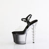 BLISS-708-1BC - Plateau High Heel Sandaletten - Schwarz/Transparent von Pleaser – Ansicht 3