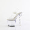 BLISS-708 - Plateau High Heel Sandaletten - Transparent von Pleaser – Ansicht 3