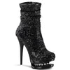 BLONDIE-R-1009 Plateau Stiefeletten - Schwarz von Pleaser