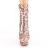 BLONDIE-R-1009 Plateau Stiefeletten - Rose Gold von Pleaser – Ansicht 2