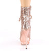 BLONDIE-R-1020 Plateau Stiefeletten - Rose Gold | Pleaser