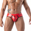 Roter Bottomless Latex Second Skin-Slip von TOF Paris