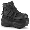 BOXER-13 Plateau Schuhe Schwarz | DemoniaCult SALE
