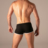 Rib Zip-Retropants Schwarz von Absolu Male – Ansicht 5