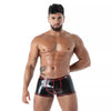 Schwarzer provokanter Latex Boxer für verführerische Momente von TOF Paris – Ansicht 4