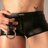 Master Ring-Zip Retropants Schwarz von Absolu Male – Ansicht 5
