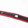 Schwarzrotes Neoprene Armband mit kraftvollem Sport Look von TOF Paris – Ansicht 5