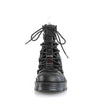 BRATTY-32 Plateau Schuhe Schwarz Matt von DemoniaCult – Ansicht 2