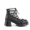 BRATTY-32 Plateau Schuhe Schwarz Matt von DemoniaCult – Ansicht 5