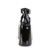 CAMEL-103 Pleateau Sandaletten Schwarz Lack | DemoniaCult