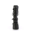CAMEL-115 Plateau Stiefel Schwarz Matt von DemoniaCult – Ansicht 2