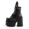 CAMEL-202 Plateau Stiefeletten Schwarz von DemoniaCult – Ansicht 3