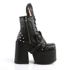 CAMEL-202 Plateau Stiefeletten Schwarz von DemoniaCult – Ansicht 5