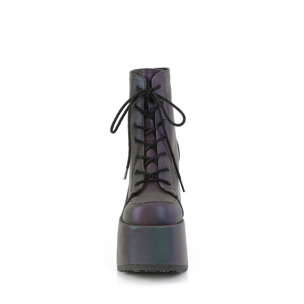 CAMEL-203 Plateau Stiefeletten - Mehrfarbig Licht Reflektierend von DemoniaCult – Ansicht 2