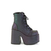 CAMEL-203 Plateau Stiefeletten - Mehrfarbig Licht Reflektierend von DemoniaCult – Ansicht 5