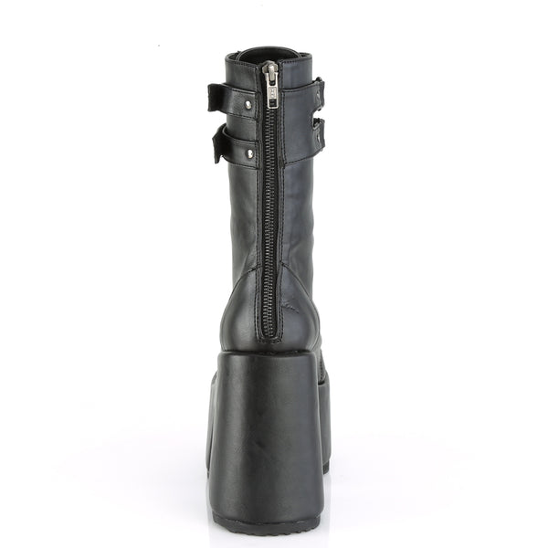CAMEL-250 Plateau Stiefel - Schwarz Matt von DemoniaCult – Ansicht 4