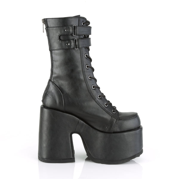CAMEL-250 Plateau Stiefel - Schwarz Matt von DemoniaCult – Ansicht 5