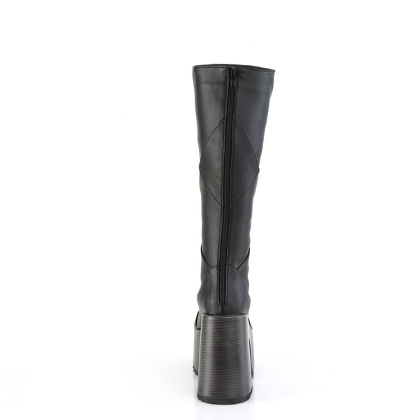 CAMEL-280 Plateau Stiefel - Schwarz Matt von DemoniaCult – Ansicht 4