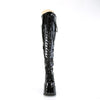 CAMEL-300WC Plateau Stiefel - Schwarz Lack von DemoniaCult – Ansicht 2