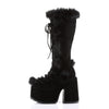 CAMEL-311 Plateau Stiefel Schwarz von DemoniaCult – Ansicht 3