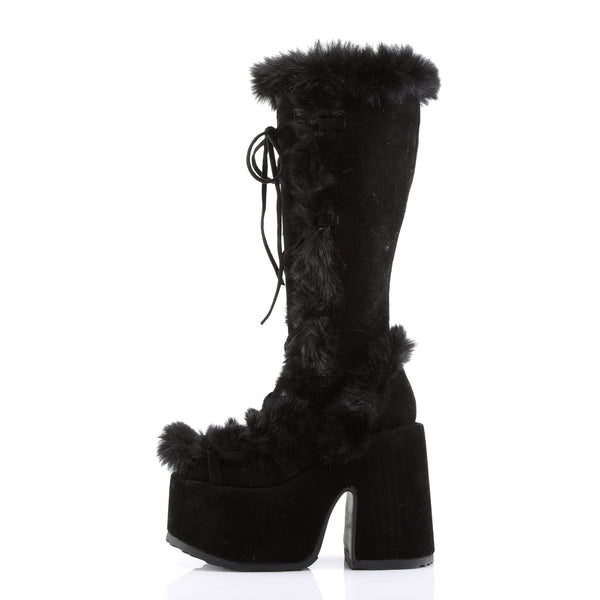 CAMEL-311 Plateau Stiefel Schwarz von DemoniaCult – Ansicht 3