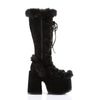 CAMEL-311 Plateau Stiefel Schwarz von DemoniaCult – Ansicht 5