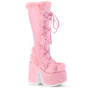 CAMEL-311 Plateau Stiefel - Rosa von DemoniaCult
