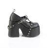 CAMEL-33 Plateau Schuhe Schwarz Matt von DemoniaCult – Ansicht 5