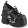 CAMEL-33 Plateau Schuhe Schwarz Matt von DemoniaCult