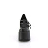 CAMEL-55 Plateau Schuhe Schwarz Matt von DemoniaCult – Ansicht 2