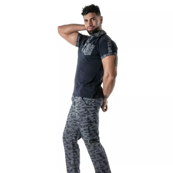 Blaues Poloshirt von TOF Paris – Ansicht 2