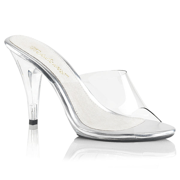 CARESS-401 Pantoletten transparent | Fabulicious