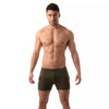 Khaki aufregende Cargo Shorts für provokante Streetwear Styles von TOF Paris – Ansicht 5